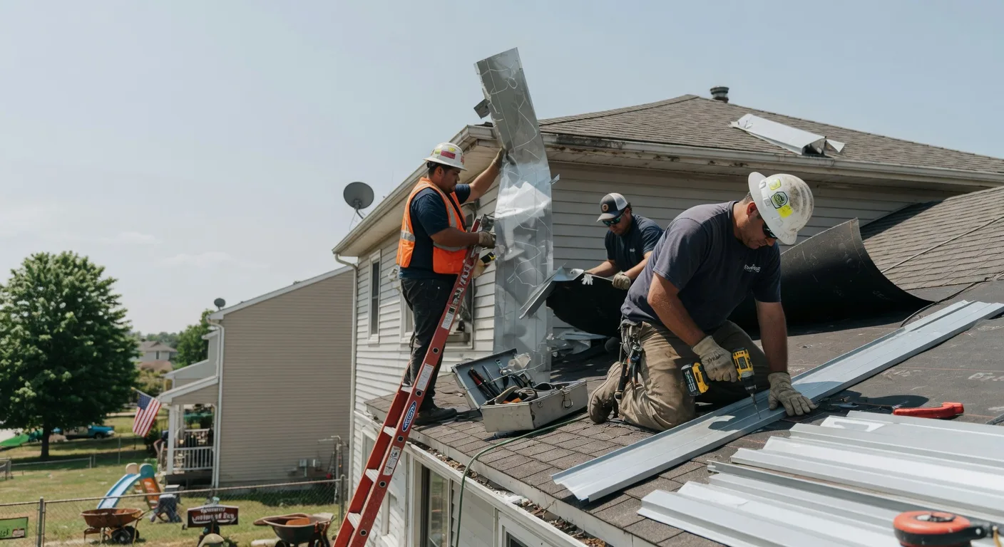 Storm Damage Metal Roof Repair in Winstonville, MS
